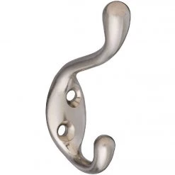 Best reviews of ❤️ National Heavy-Duty Satin Nickel 🧥 Coat And Hat Wardrobe Hook ⭐