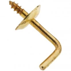 Wholesale ๐ National 1/2 In. Solid Brass Shoulder Hook (5 Count) ๐