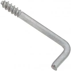 Promo ๐ฏ National 2030 Series #114 Square Bend Screw Hook Shoulder Hook (12 Count) ๐