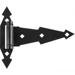 Coupon 🎁 National 7 In. Black Ornamental Spring Tee Hinge (2-Pack) 😍