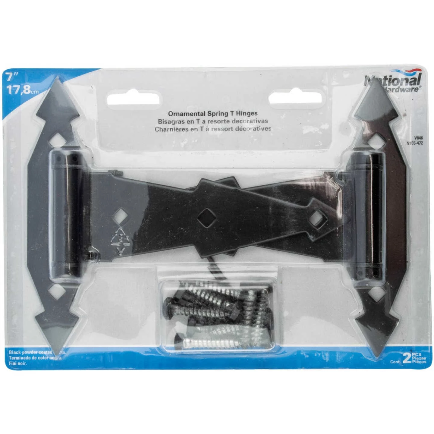Coupon 🎁 National 7 In. Black Ornamental Spring Tee Hinge (2-Pack) 😍 4 Coupon 🎁 National 7 In. Black Ornamental Spring Tee Hinge (2-Pack) 😍 - Image 2