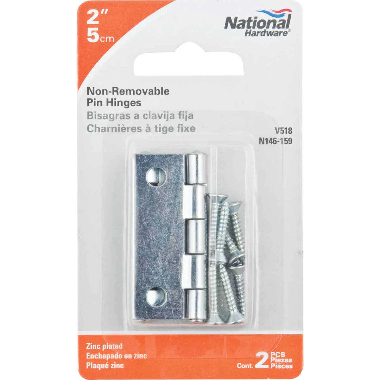 Top 10 😍 National 2 In. Zinc Tight-Pin Narrow Hinge (2-Pack) 💯 4 Top 10 😍 National 2 In. Zinc Tight-Pin Narrow Hinge (2-Pack) 💯 - Image 2