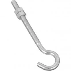 Hot Sale 👏 National 5/16 In. X 5 In. Zinc Hook Bolt 🎉