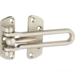 New 🤩 National Satin Nickel Decorative Door Security Guard ✨
