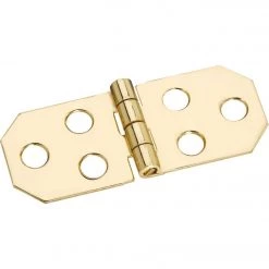 Flash Sale ⌛ National 3/4 In. X 1-13/16 In. Brass Surface Mount Decorative Hinge (2-Pack) 🤩