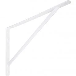 Hot Sale 🔥 National 111 20 In. White Steel Super Strength Shelf Bracket 😉