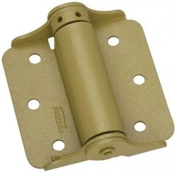 Coupon 🔥 National 3 In. BakEnamel Brass Full-Surface Spring Door Hinge (2-Pack) 🥰