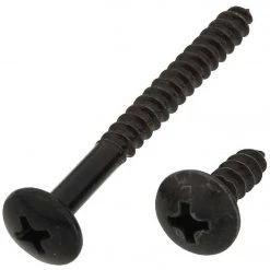Buy ❤️ National 152 Phillips Truss Ornamental Steel Shelf Bracket Screw, Antique Black (8-Count) 🤩
