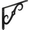 Best Pirce 🥰 National 152 10 In. D. X 7 In. H. Black Steel Ornamental Shelf Bracket/Plant Hanger 🤩 -National Sales Store ItemImage 235775 q5vi9u 87hwi8 5swid5