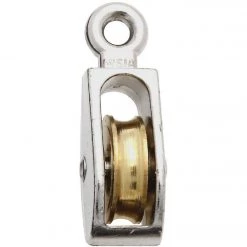 Deals 🎉 National 3203 1 In. O.D. Single Fixed Eye No-Rust Rope Pulley 😉