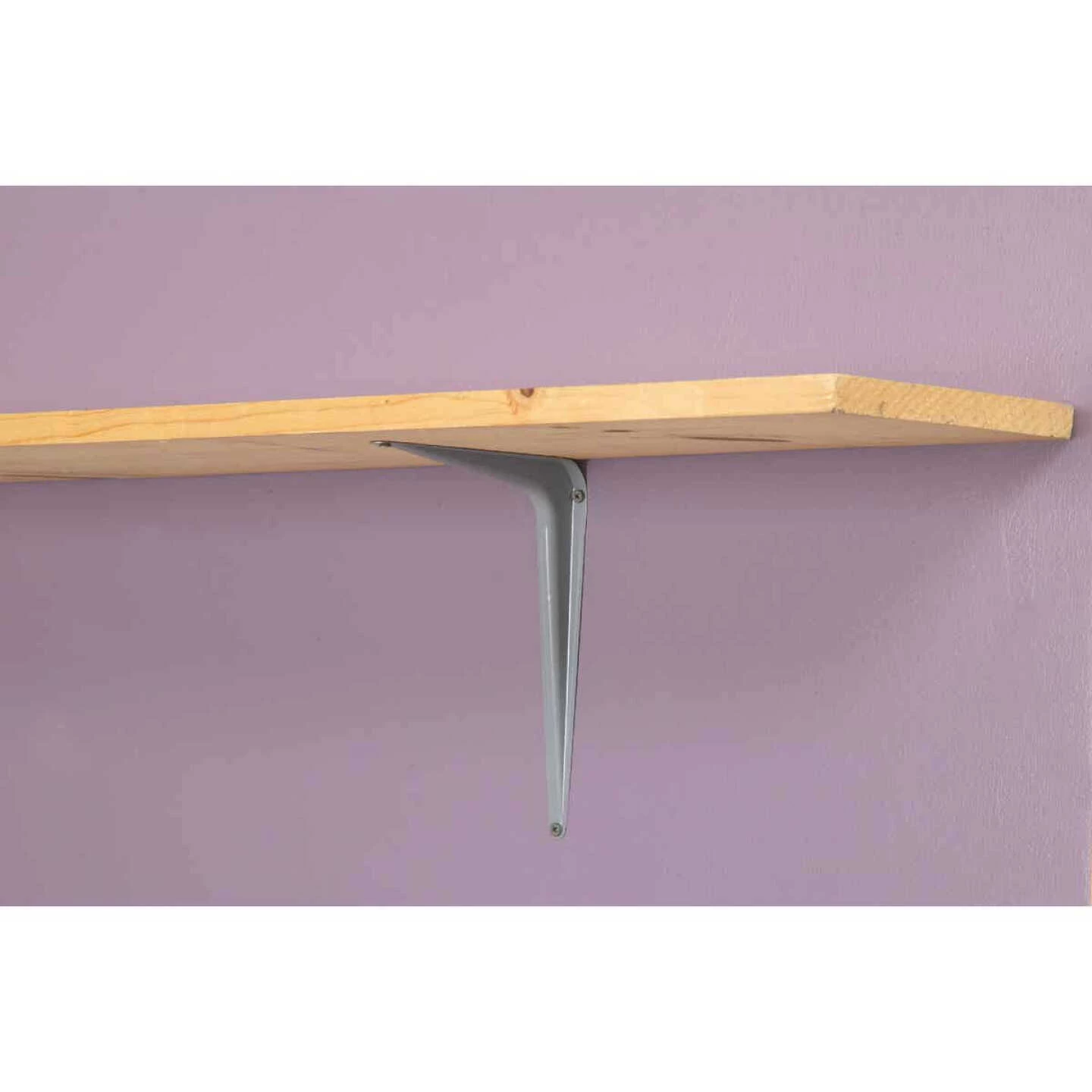 Outlet 🎉 National 211 8 In. D. X 10 In. H. Gray Steel Shelf Bracket ✨ 4 Outlet 🎉 National 211 8 In. D. X 10 In. H. Gray Steel Shelf Bracket ✨ - Image 2