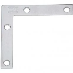 Coupon 💯 National Catalog V417 3 In. X 1/2 In. Stainless Steel Flat Corner Brace (2-Count) ✨
