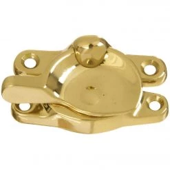 Discount ❤️ National Double Hung Polished Brass Sash Lock 🥰