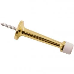 Discount 🎉 National Gallery 3 In. Polished Brass Door Stop 🎁