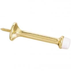 Buy 👏 National Heavy Duty 3" Rigid Door Stop, Bright Brass ⭐