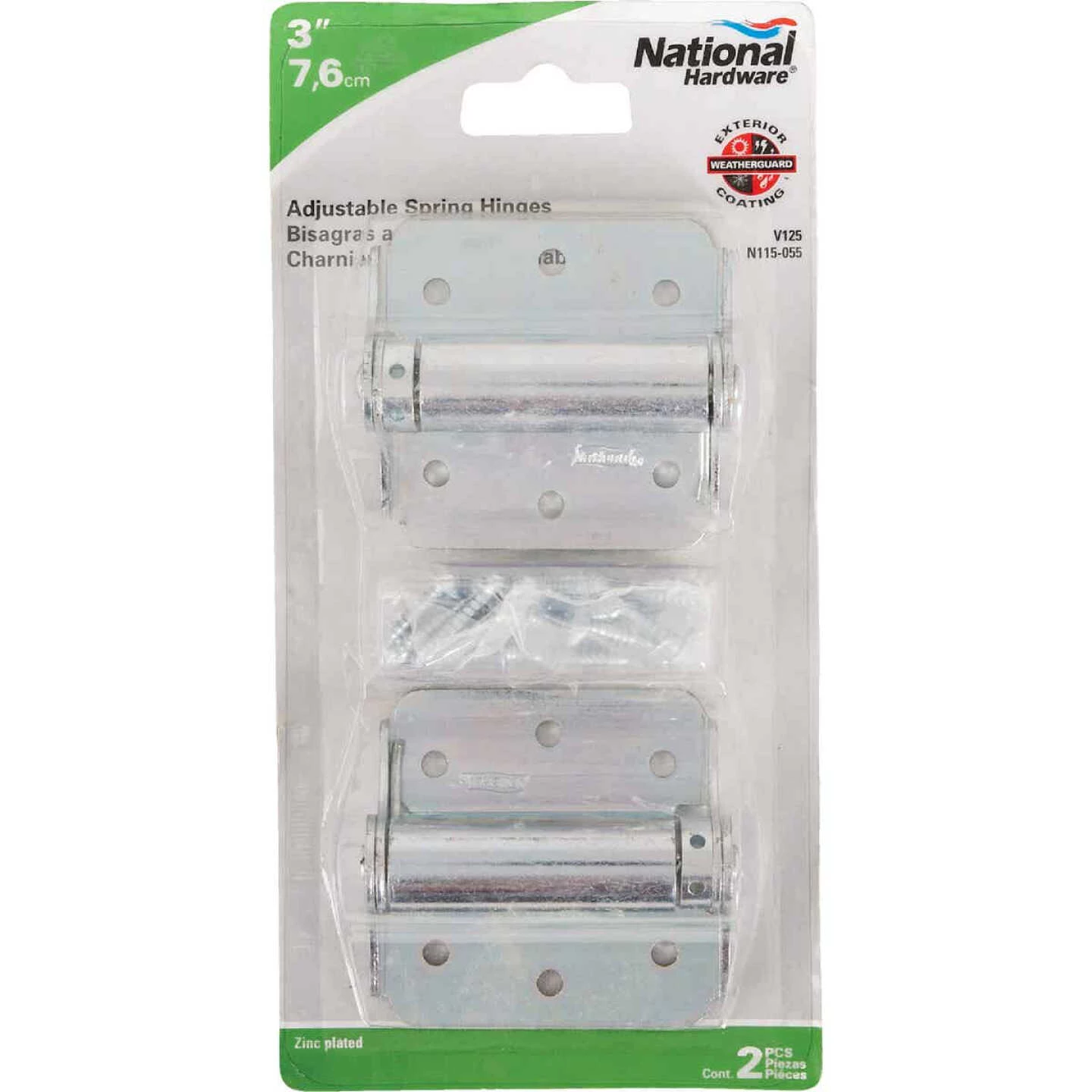 Best Pirce 👍 National 3 In. Zinc Plated Full-Surface Spring Door Hinge (2-Pack) 🎉 4 Best Pirce 👍 National 3 In. Zinc Plated Full-Surface Spring Door Hinge (2-Pack) 🎉 - Image 2