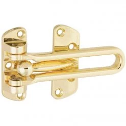 Cheap 😍 National Polished Brass Decorative Door Security Guard 🌟