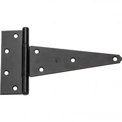 Deals 🎉 National V286 8 In. Black Heavy-Duty Tee Hinge (2-Pack) ✔️