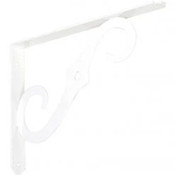Cheapest 😀 National 152 10 In. D. X 7 In. H. Antique White Steel Ornamental Shelf Bracket/Plant Hanger ❤️