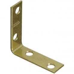 Best reviews of 🧨 National Catalog V115 2 In. X 5/8 In. Brass Steel Corner Brace (4-Count) 🔥
