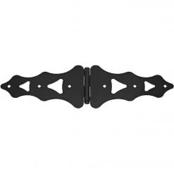 Wholesale ⌛ National 10 In. Black Ornamental Strap Hinge 🔔