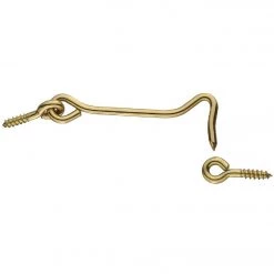 Buy 🛒 National Solid Brass 4 In. Hook & Eye Bolt 🤩
