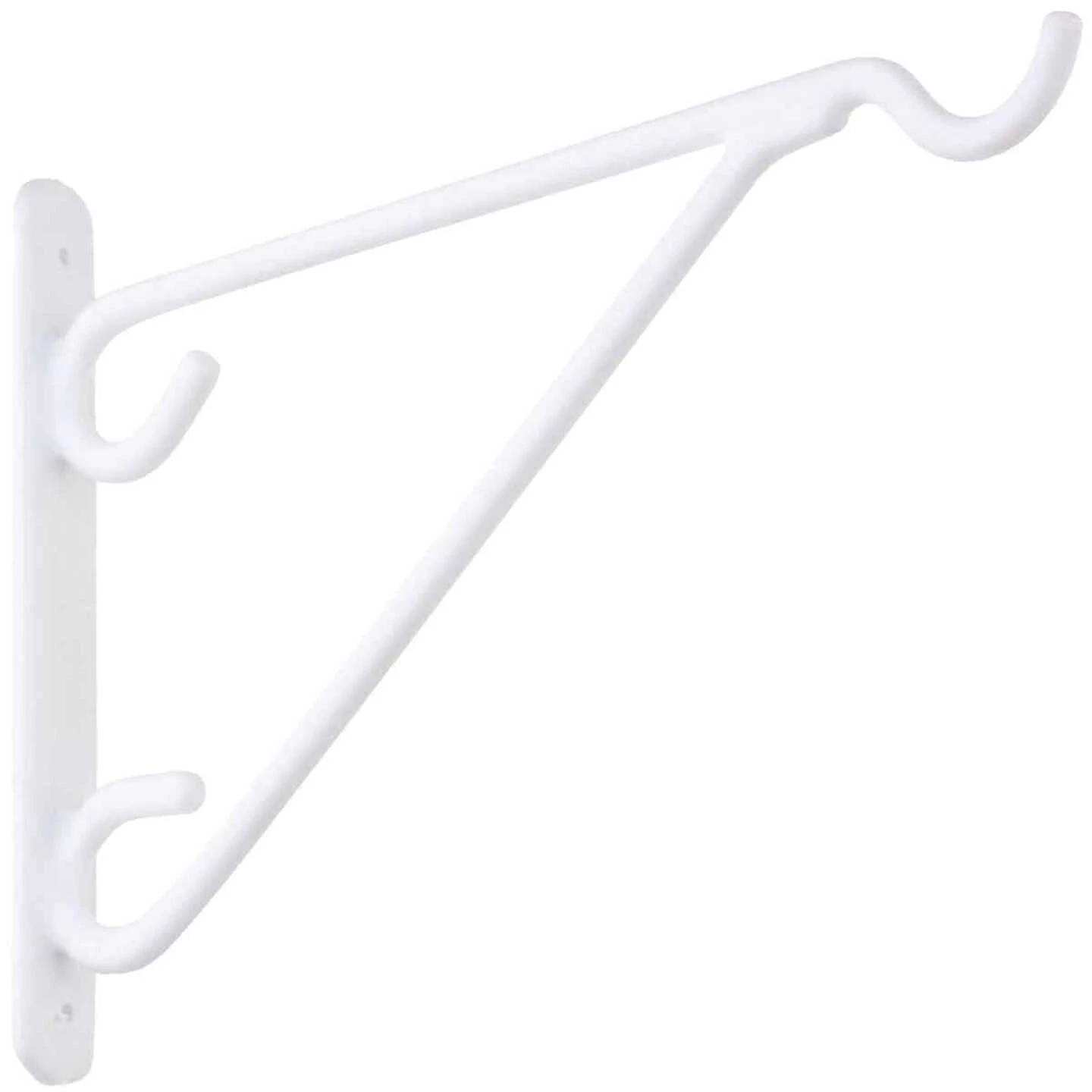 New ๐ National 8 In. White Vinyl-Coated Steel Plant Hanger Bracket โจ 3 New ๐ National 8 In. White Vinyl-Coated Steel Plant Hanger Bracket โจ