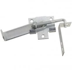 Promo ⭐ National 1265 Zinc-Plated 4 In. Steel Barn Door Latch ❤️