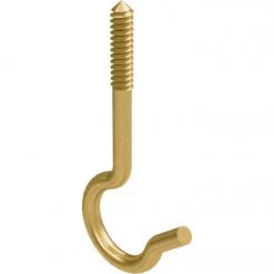 Discount 👍 National 2-1/2 In. Brass Ceiling Hook (3-Pack) 🔥