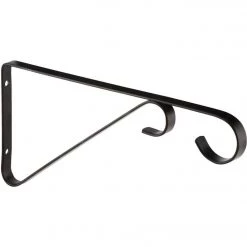 Flash Sale 🥰 National 9 In. Black Steel Hanging Plant Bracket 😉 -National Sales Store ItemImage 729518 q5wufj excyzc cdagwf