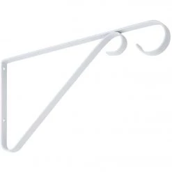 Buy 🤩 National 9 In. White Steel Hanging Plant Bracket ❤️