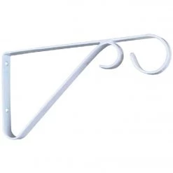 Buy 🤩 National 9 In. White Steel Hanging Plant Bracket ❤️ -National Sales Store ItemImage 729527 q5wufm euo5n4 syvum