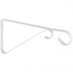 Buy 🤩 National 9 In. White Steel Hanging Plant Bracket ❤️ -National Sales Store ItemImage 729527 q5wufn 5unkhk v3jvt