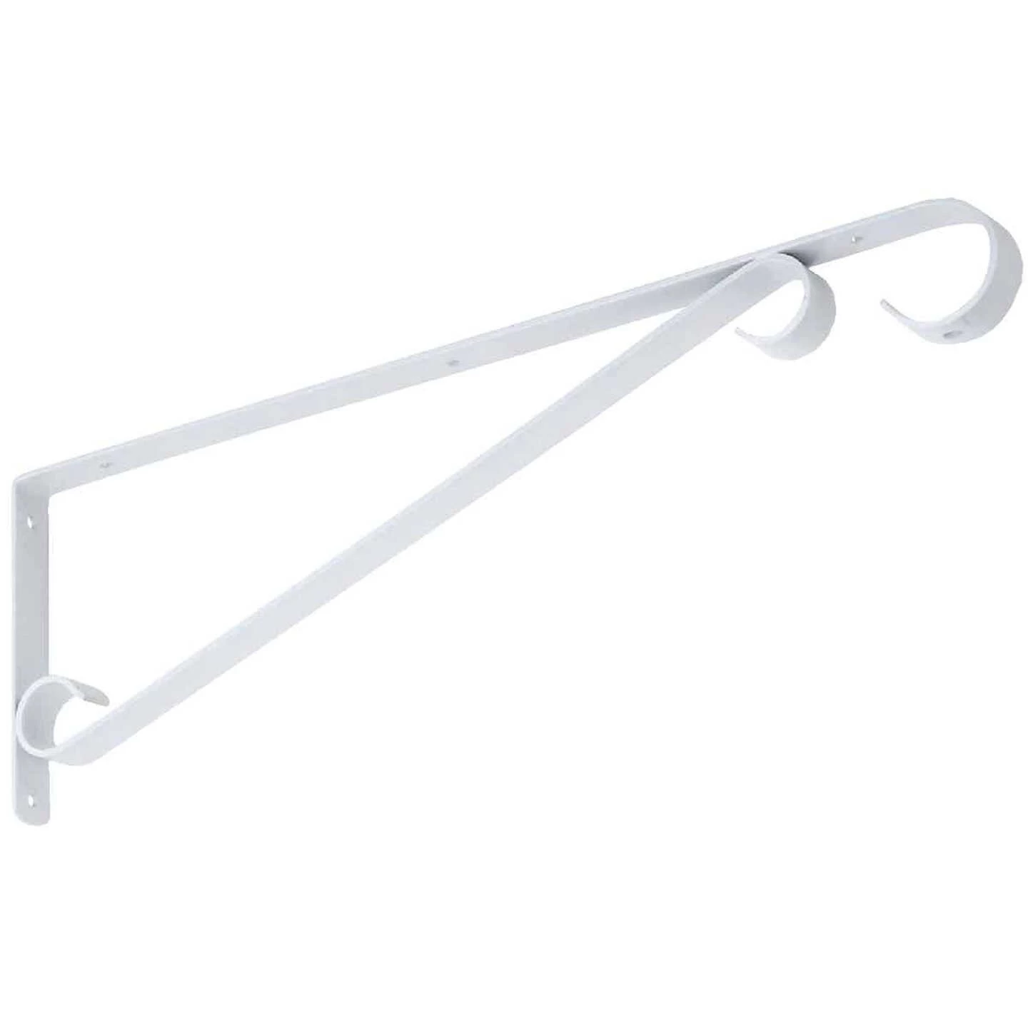 New 🥰 National 15 In. White Steel Hanging Plant Bracket ✨ 3 New 🥰 National 15 In. White Steel Hanging Plant Bracket ✨