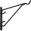 Buy 😉 National 12 In. Black Vinyl-Coated Steel Plant Hanger Bracket 🎁 -National Sales Store ItemImage 734233 q5wv2d bd6jds 2as32t