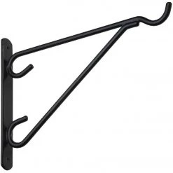 Buy 😉 National 12 In. Black Vinyl-Coated Steel Plant Hanger Bracket 🎁