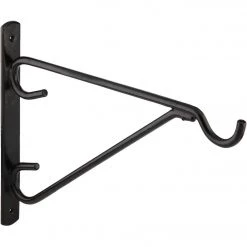 Buy 😉 National 12 In. Black Vinyl-Coated Steel Plant Hanger Bracket 🎁 -National Sales Store ItemImage 734233 q5wv2g gi5kow 3rdngt