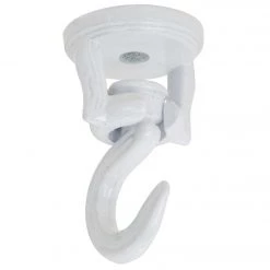 New 👏 National 2 In. White Die Cast Swivel Swag Hook (2-Pack) 😀 -National Sales Store ItemImage 734543 q5wv3p 18fce0 bmn9t0