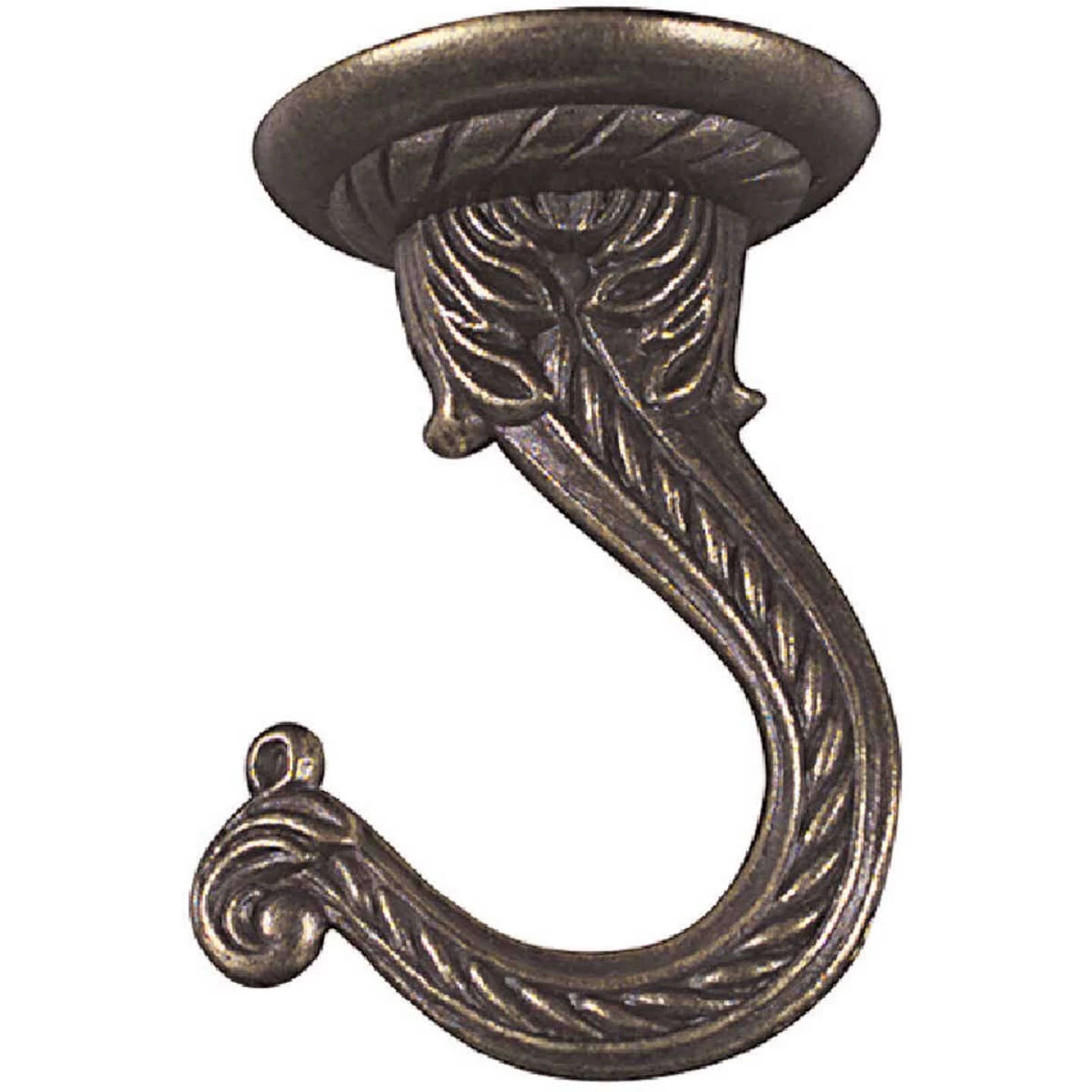 Flash Sale 🤩 National 2-1/4 In. Antique Brass Die Cast Swag Hook ❤️ 4 Flash Sale 🤩 National 2-1/4 In. Antique Brass Die Cast Swag Hook ❤️ - Image 2