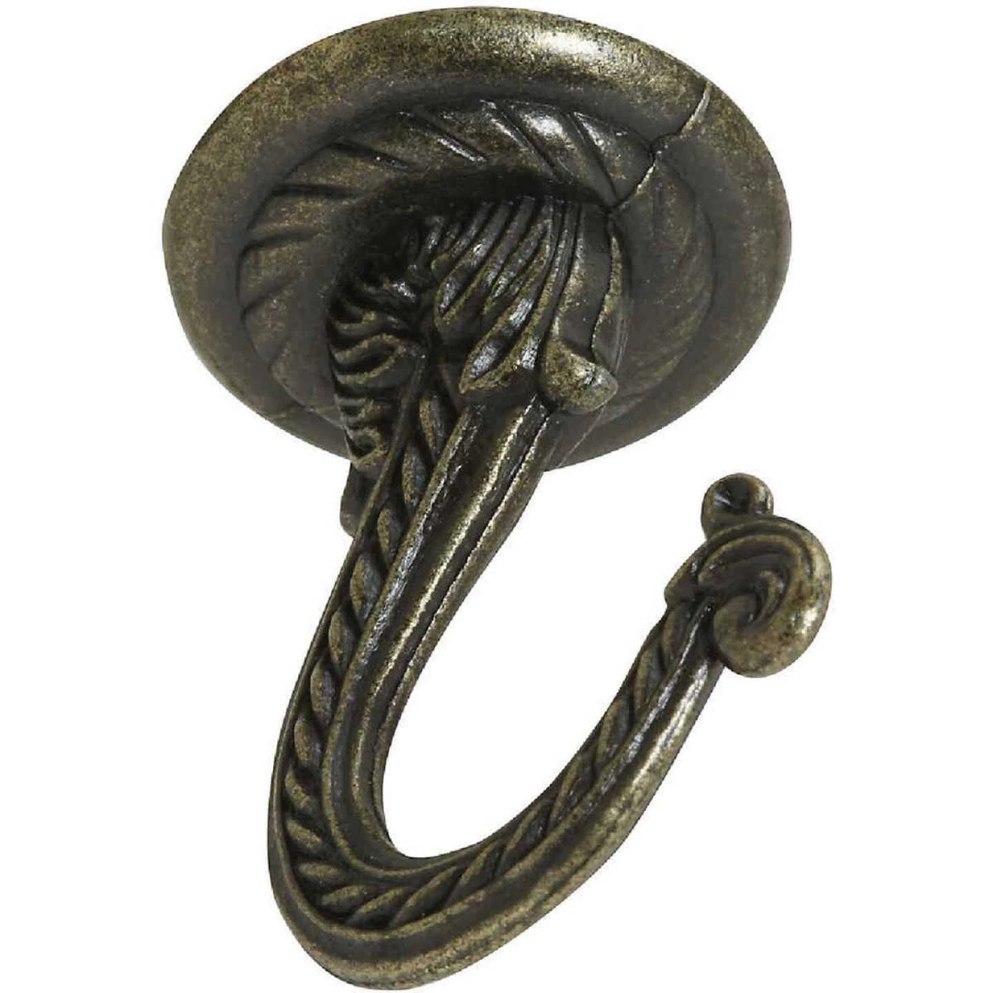 Flash Sale 🤩 National 2-1/4 In. Antique Brass Die Cast Swag Hook ❤️ 5 Flash Sale 🤩 National 2-1/4 In. Antique Brass Die Cast Swag Hook ❤️ - Image 3