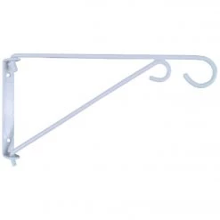 Flash Sale 🤩 National 9 In. White Steel Swivel Hanging Plant Bracket 🎉 -National Sales Store ItemImage 739268 q5wvmn 3jqmxc 7tfru1