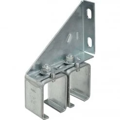 Hot Sale 👍 National DP51MS2 Galvanized Double Splice Box Rail Barn Door Bracket 🛒