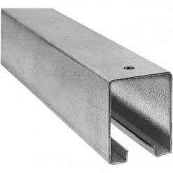 Outlet 🛒 National 5116 10 Ft. Galvanized Box Rail Barn Door Rail 🔔