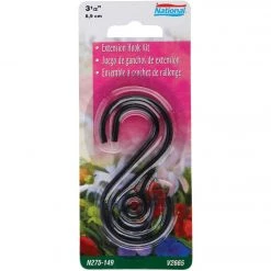 Coupon 🥰 National Hardware 3-1/2 In. Black Steel Extension Hook Kit ❤️